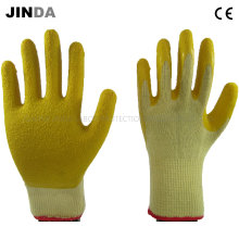 Crinkle Latex Coated Yarn Knitted Shell Travail Garde-gants de protection de sécurité (LS502)